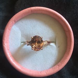 Silver plated mom Ring Size 7